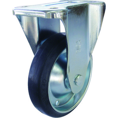 トラスコ中山 TRUSCO グランカート用 固定キャスターφ130 導電性ゴム車 TYPMR-130WE 1個 489-5673（直送品）