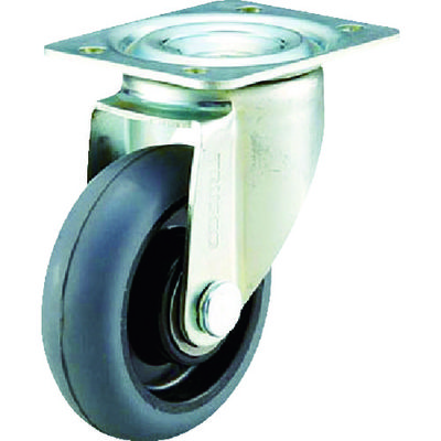 トラスコ中山 TRUSCO グランカート用 自在キャスターφ125 ゴム車 TYPMS-125NWRB-G 1個 489-5681（直送品）