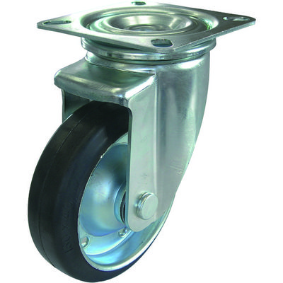 トラスコ中山 TRUSCO グランカート用 自在キャスターφ130 導電性ゴム車 TYPMS-130WE 1個 489-5711（直送品）