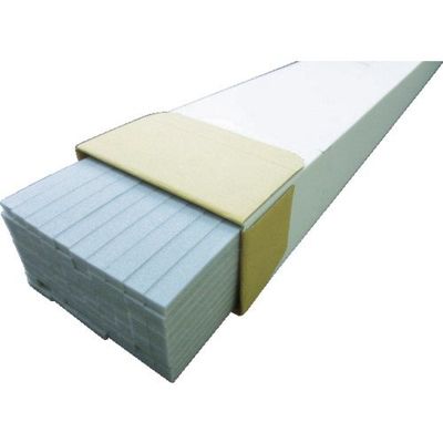 トラスコ中山 TRUSCO 角バッカー 5mmX8mmX1mテープ付 (100本入) TKB-58T 1箱(100本) 489-6211（直送品）