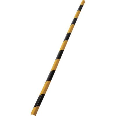 トラスコ中山 安心クッションＬ字型細　黒・黄 TAC-132 1本 489-6475（直送品）