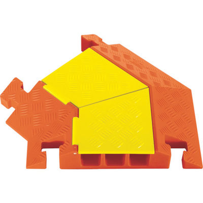 CHECKERS ラインバッカー ケーブルプロテクタ 重量型 電線3本 右曲 CPT3X225-L-Y/O 1本（直送品）