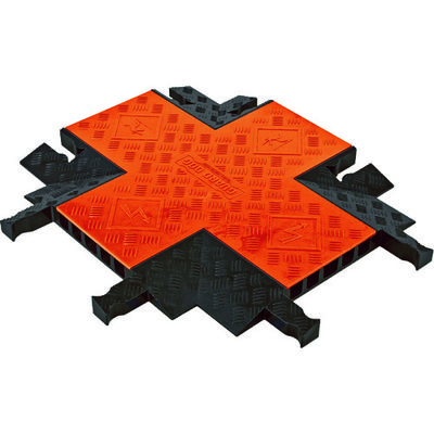 ジャストライト マニュファクチュアリング カンパニー CHECKERS ガードドッグ 中重量型電線5本用クロス GDCR5X1255-O/B 1本（直送品）