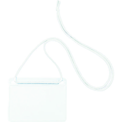 オープン工業 OP 簡易吊り下げ名札 名刺サイズ 10枚 白 NL-11-WH 1袋(10枚) 491-6492（直送品）