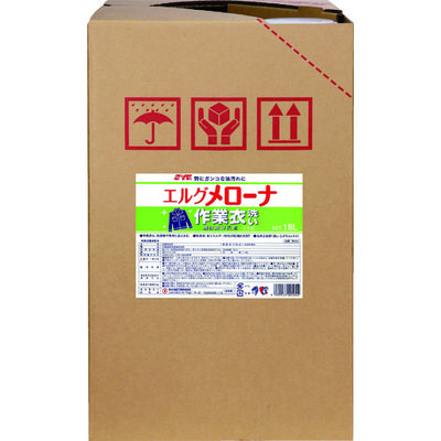 鈴木油脂工業 SYK 作業服用洗濯洗剤 メローナ 18L S-534 1個(1缶) 493-3966（直送品）