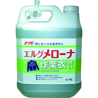 鈴木油脂工業 SYK 作業服用洗濯洗剤 メローナ 4L S-533 1個 493-4105（直送品）
