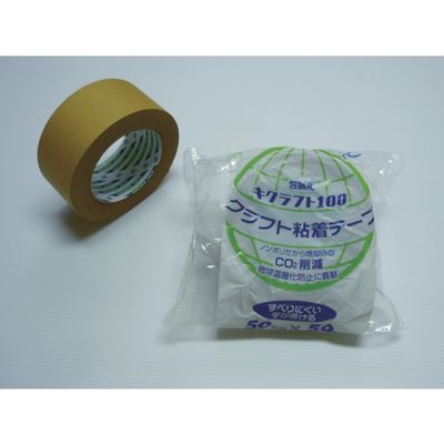 菊水テープ 菊水 キクラフト100 50mm×50m 100-50 1巻 471-0801（直送品）