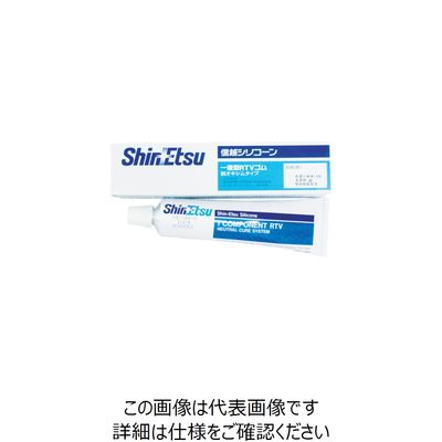信越化学工業 信越 一般電気用RTVゴム 100g ブラック KE44B-100 1本 492-1151（直送品）
