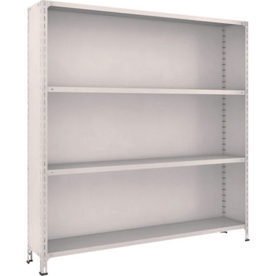 TRUSCO スチールラック 軽量棚背板・側板付 W1800XD300X1800 4段 ネオグレー 66V-24 NG 1台(1個)（直送品）