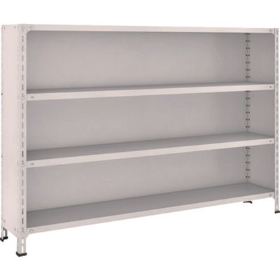 TRUSCO スチールラック 軽量棚背板・側板付 W1800XD300X1200 4段 ネオグレー 46V-24 NG 1台(1個)（直送品）