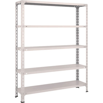 TRUSCO スチールラック 軽量棚開放型 W1200XD300XH1500 5段 ネオグレー 54V-15 NG 1台(1個)（直送品）