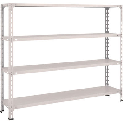 TRUSCO スチールラック 軽量棚開放型 W1500XD300XH1200 4段 ネオグレー 45V-14 NG 1台(1個)（直送品）