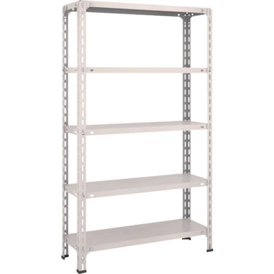 トラスコ中山 TRUSCO スチールラック 軽量棚開放型 W875XD300XH1500 5段 ネオグレー 53V-15 NG 1台(1個)（直送品）