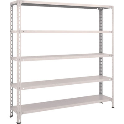 TRUSCO スチールラック 軽量棚開放型 W1500XD300XH1500 5段 ネオグレー 55V-15 NG 1台(1個)（直送品）