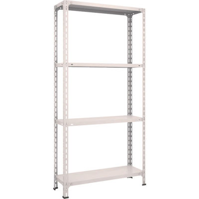 トラスコ中山 TRUSCO スチールラック 軽量棚開放型 W875XD300XH1800 4段 ネオグレー 63V-14 NG 1台(1個)（直送品）