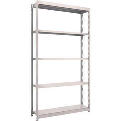 TRUSCO スチールラック M1.5型軽中量棚 1160X295XH2100 5段単体 ネオグレー M1.5-7435 NG（直送品）