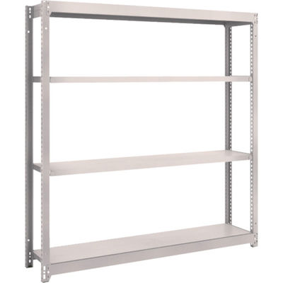 TRUSCO スチールラック M1.5型軽中量棚 1460×295×H1500 4段単体 ネオグレー M1.5-5534 NG（直送品）