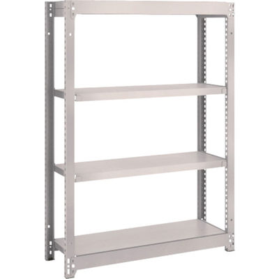 TRUSCO スチールラック M1.5型軽中量棚 860×295×H1200 4段単体 ネオグレー M1.5-4334 NG（直送品）
