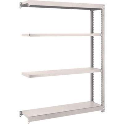 TRUSCO スチールラック M1.5型軽中量棚 1160×295×H1500 4段連結 ネオグレー M1.5-5434B NG（直送品）