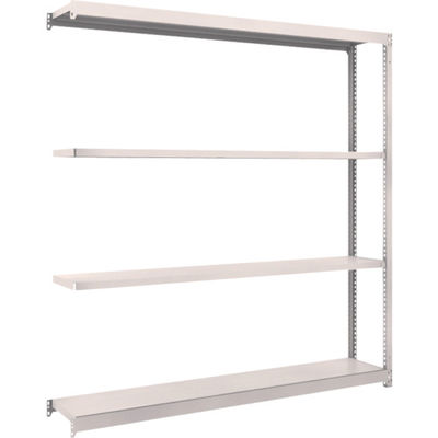 TRUSCO スチールラック M1.5型軽中量棚 1760×295×H1800 4段連結 ネオグレー M1.5-6634B NG（直送品）