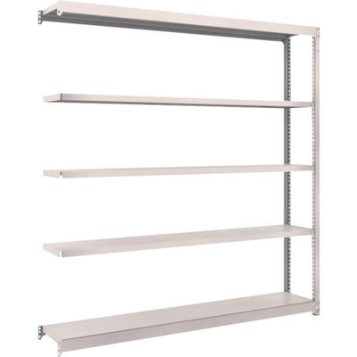 TRUSCO スチールラック M1.5型軽中量棚 1760×295×H1800 5段連結 ネオグレー M1.5-6635B NG（直送品）