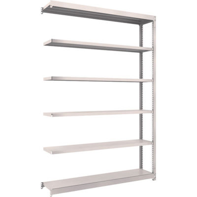 TRUSCO スチールラック M1.5型軽中量棚 1460×295×H2100 6段連結 ネオグレー M1.5-7536B NG（直送品）