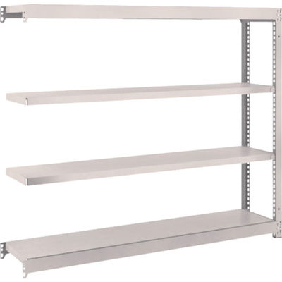 TRUSCO スチールラック M1.5型軽中量棚 1460×295×H1200 4段連結 ネオグレー M1.5-4534B NG（直送品）