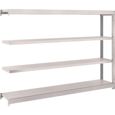 TRUSCO スチールラック M1.5型軽中量棚 1760×295×H1200 4段連結 ネオグレー M1.5-4634B NG（直送品）