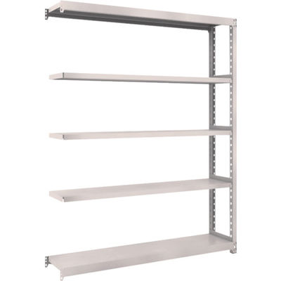 TRUSCO スチールラック M2型軽中量棚 1460×300×H1800 5段 連結 ネオグレー M2-6535B NG 1セット(1個)（直送品）