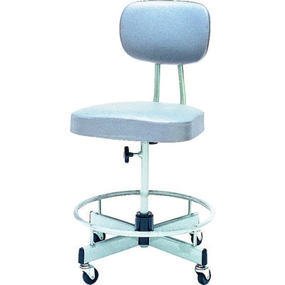 ノーリツイス ノーリツ 製図用チェア ビニールレザー グレー T-17 1脚 509-3091（直送品）