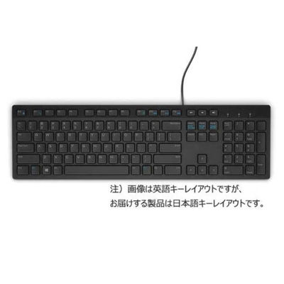 DELL マルチメディアキーボード（日本語）ー KB216 ー ブラック ー リテールパッケージ CK580-ADLC-0A 1式（直送品）