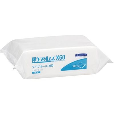 日本製紙クレシア クレシア ワイプオールX60 ハンディワイパー 60534 1ケース(1600枚) 256-0512（直送品）