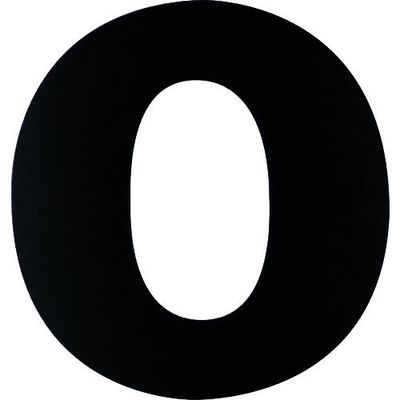 ダイドーハント マグネット切り文字 ブラック 0 10177776 1枚 144-2036（直送品）