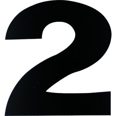 ダイドーハント マグネット切り文字 ブラック 2 10177778 1枚 144-2024（直送品）