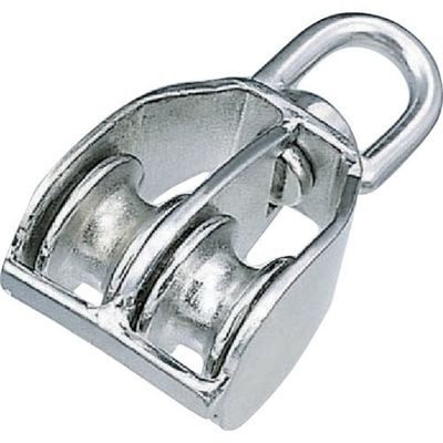 水本機械製作所 水本 ステンレス 豆ブロック2車 参考使用荷重240kgf A-1274 1個 251-1282（直送品）