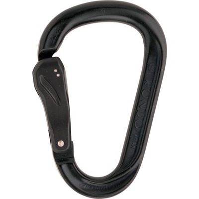 AUSTRIALPIN ALPIN カラビナ HMS ROUND スライドオートロックカラビナ ブラック KR43H-X-ID 1個（直送品）