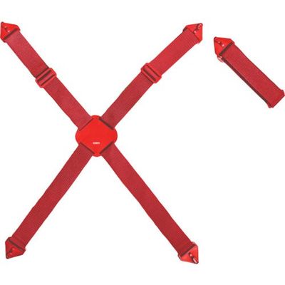 Heilemann EUROFLEX 突き刺し防止・耐切創ステンレスクサリエプロン50cm幅用 ハーネス レッド KBG50R 1個（直送品）