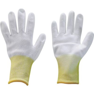 トラスコ中山 TRUSCO 耐切創ウレタン背抜き手袋 耐切創レベル2 Mサイズ TCRGU2-M 1双 255-9311（直送品）