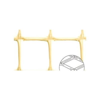 アズワン トリカルネット産業用 HD Nー28アイボリー ピッチ25mm×25mm 幅1m×長さ50m 64-4313-49 1巻（直送品）