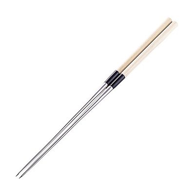 アズワン 白木柄盛箸(水牛桂柄付) 27cm 64-7531-53 1個（直送品）