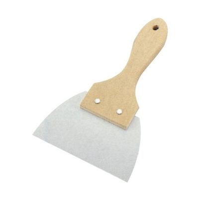 アズワン HG木柄シリコン三角ゴムヘラ 特大 64-7532-38 1個（直送品）