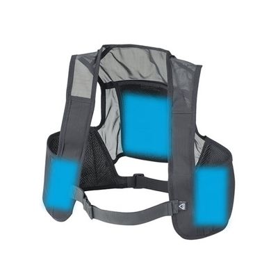 日本緑十字社 ピタッと冷却ベスト 標準パッケージ XLサイズ ブラック 胸回り115×145cm 375669 1枚 64-8948-25（直送品）