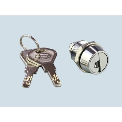 アズワン 防水シリンダー錠(シャッター付) 64-9057-74 1個（直送品）