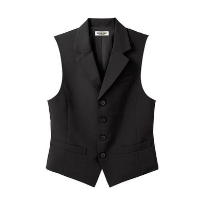 ボストン商会 男女兼用ベスト クロ L 15303 1枚 64-9068-97（直送品）