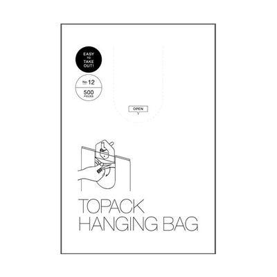 オザックス トパック ハンギングバッグ 12号 00320544 1ケース(8000枚) 64-9110-93（直送品）
