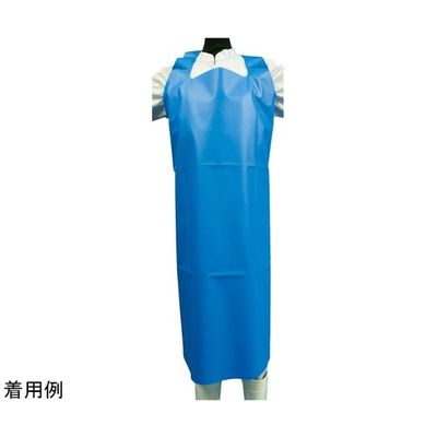 新日本ケミカル・オーナメント工業 ガッツエプロン ブルー SGT0301 1個 64-9289-96（直送品）