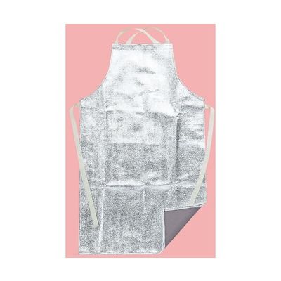 帝健 カーマロンRアルミ蒸着耐熱エプロン 丈96×巾58cm 紐付 RMA23 1枚 64-9331-86（直送品）