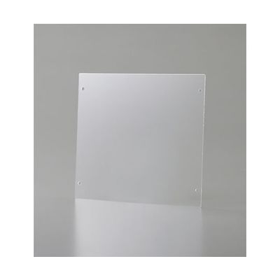 日本緑十字社 高輝度蓄光標識貼付用プレート 壁面用 KEP1515 160×174mm 透明 樹脂製 377007 1枚（直送品）