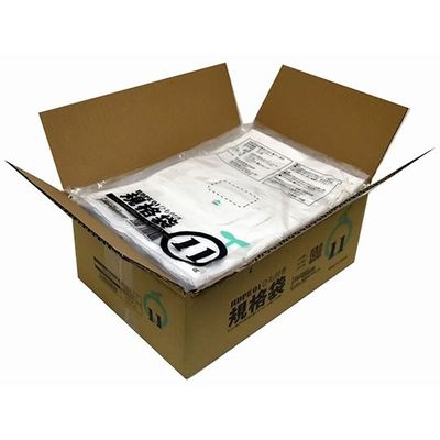 紺屋商事 小箱売:ひも付ポリ袋 01透明 11号 100枚×50冊入 00723311 1箱(5000枚) 64-9608-24（直送品）