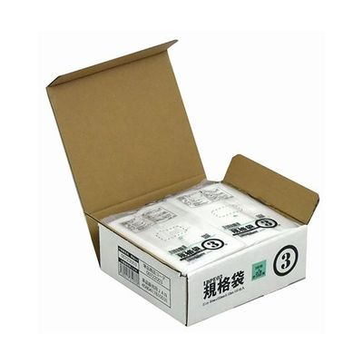 紺屋商事 小箱売:PE規格ポリ袋 03透明 3号 100枚×20冊入 00723003 1箱(2000枚) 64-9608-52（直送品）